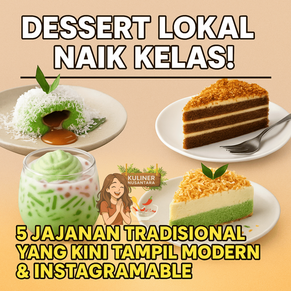 Aneka jajanan tradisional modern