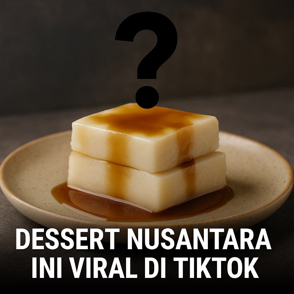 Dessert viral 3 bahan tradisional