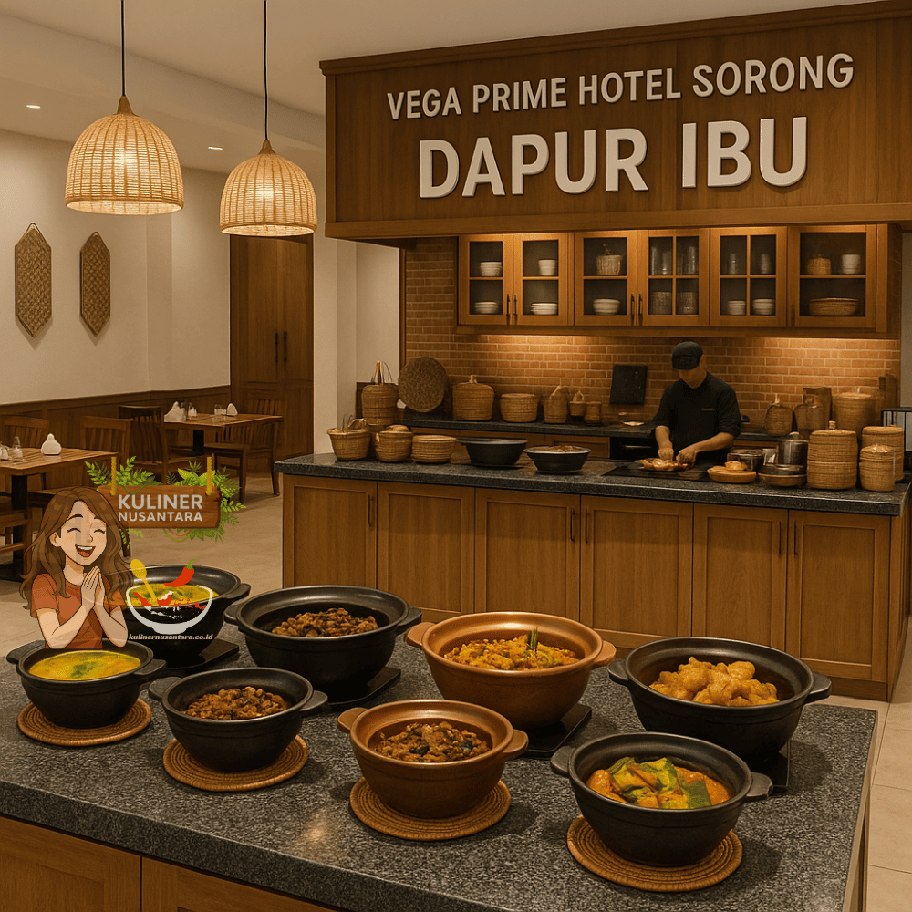 Dapur Ibu di Vega Prime Hotel Sorong